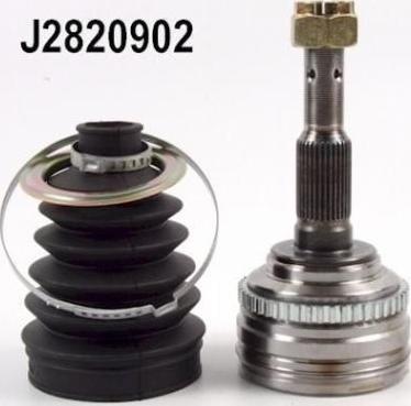 Nipparts J2820902 - Шарнирный комплект, ШРУС, приводной вал autospares.lv