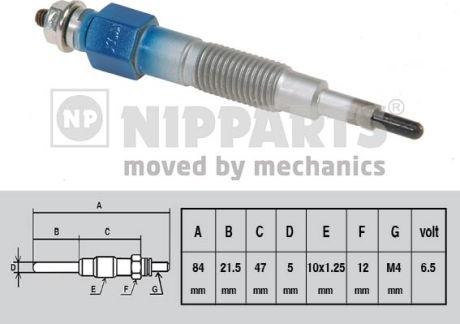 Nipparts N5711030 - Свеча накаливания autospares.lv