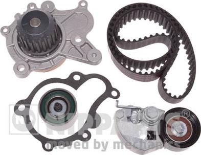 Nipparts N1160502 - Водяной насос + комплект зубчатого ремня ГРМ autospares.lv