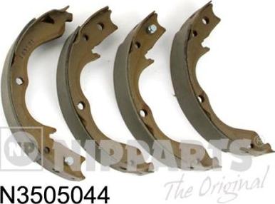 Nipparts N3505044 - Комплект тормозов, ручник, парковка autospares.lv