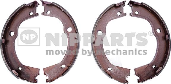 Nipparts N3500403 - Комплект тормозов, ручник, парковка autospares.lv