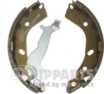 Nipparts N3500540 - Комплект тормозных колодок, барабанные autospares.lv