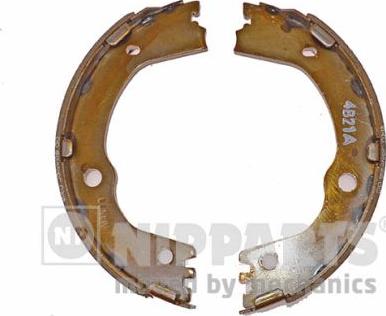 Nipparts N3500327 - Комплект тормозов, ручник, парковка autospares.lv