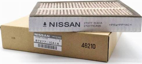 NISSAN B7277-1CA1A - Фильтр воздуха в салоне autospares.lv