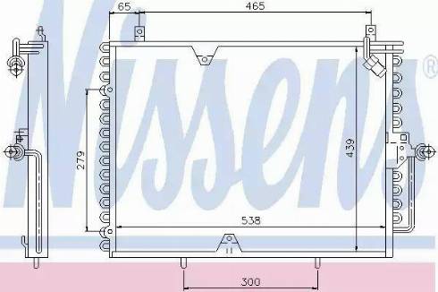 Nissens 94162 - Конденсатор кондиционера autospares.lv