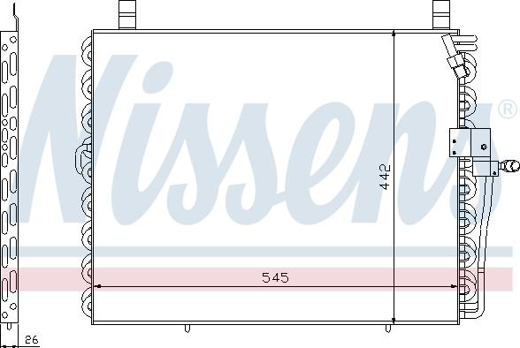 Nissens 94176 - Конденсатор кондиционера autospares.lv