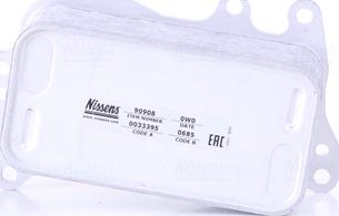 Nissens 90908 - Масляный радиатор, автоматическая коробка передач autospares.lv
