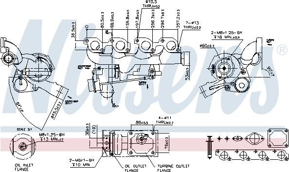 Nissens 93106 - Турбина, компрессор autospares.lv