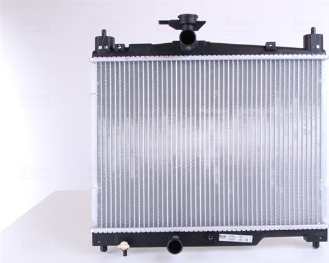 Nissens 64789A - Радиатор, охлаждение двигателя autospares.lv