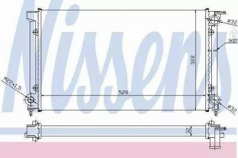 Ava Quality Cooling VWA2045 - Радиатор, охлаждение двигателя autospares.lv