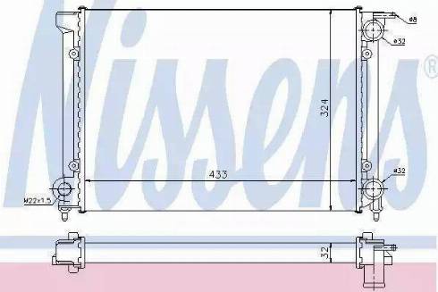 Valeo 731499 - Радиатор, охлаждение двигателя autospares.lv