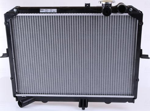 Nissens 66645 - Радиатор, охлаждение двигателя autospares.lv