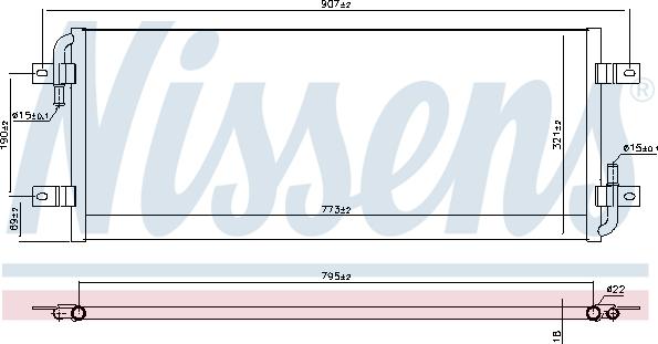 Nissens 606912 - Масляный радиатор, автоматическая коробка передач autospares.lv