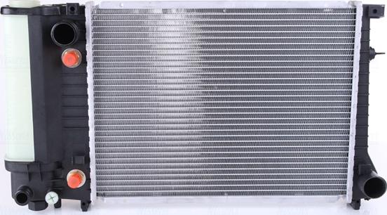 Nissens 60703A - Радиатор, охлаждение двигателя autospares.lv