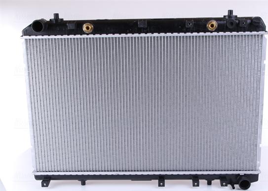 Nissens 61669 - Радиатор, охлаждение двигателя autospares.lv