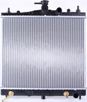 Nissens 68700A - Радиатор, охлаждение двигателя autospares.lv