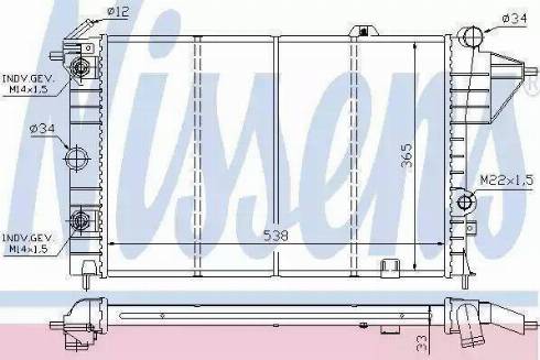 Delphi 52405090 - Радиатор, охлаждение двигателя autospares.lv