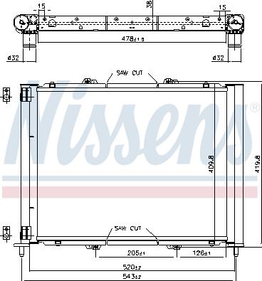 Nissens 637626 - Модуль охлаждения autospares.lv