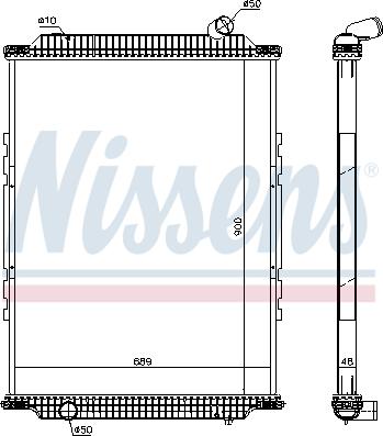 Nissens 6378920 - Радиатор, охлаждение двигателя autospares.lv