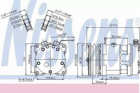 Nissens 899920 - Компрессор кондиционера autospares.lv