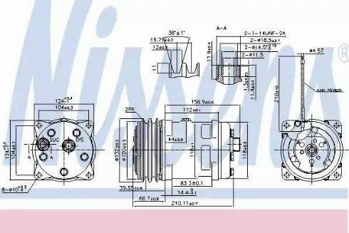 Nissens 89646 - Компрессор кондиционера autospares.lv