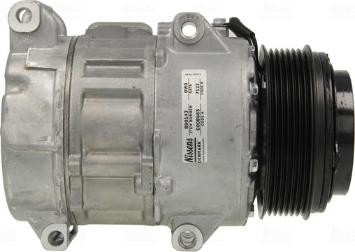 Nissens 890143 - Компрессор кондиционера autospares.lv