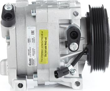 Nissens 890187 - Компрессор кондиционера autospares.lv