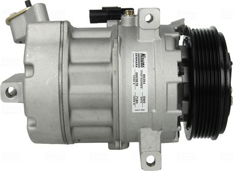 Nissens 89394 - Компрессор кондиционера autospares.lv