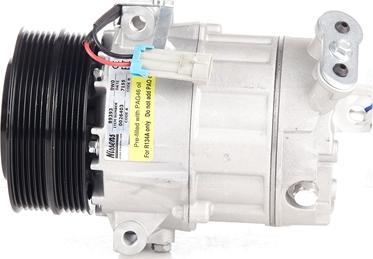 Nissens 89393 - Компрессор кондиционера autospares.lv