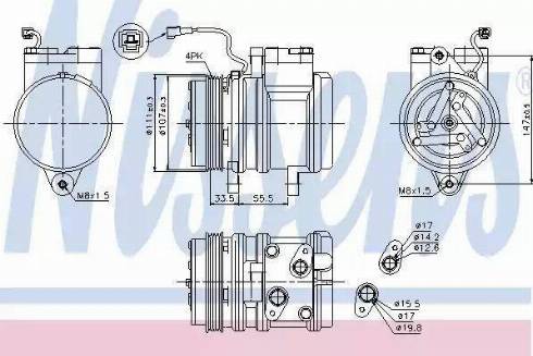 Koreastar KCPD-005 - Компрессор кондиционера autospares.lv