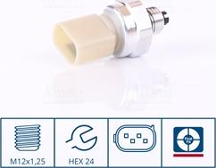 Nissens 301145 - Пневматический выключатель, кондиционер autospares.lv