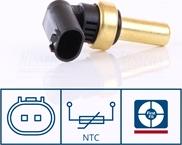 Nissens 207046 - Датчик, температура охлаждающей жидкости autospares.lv