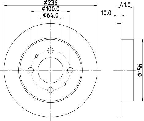 Nisshinbo ND3036 - Тормозной диск autospares.lv