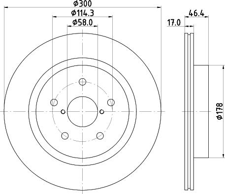 Nisshinbo ND7013K - Тормозной диск autospares.lv