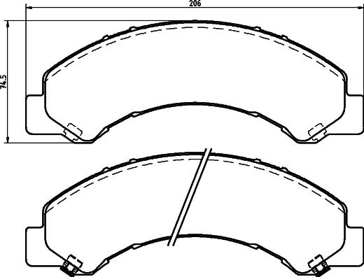 Pagid 8DB 355 037-711 - Тормозные колодки, дисковые, комплект autospares.lv