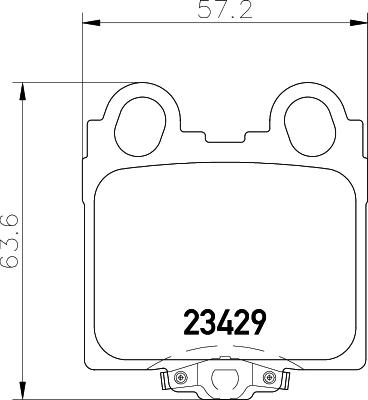 Nisshinbo NP1038 - Тормозные колодки, дисковые, комплект autospares.lv