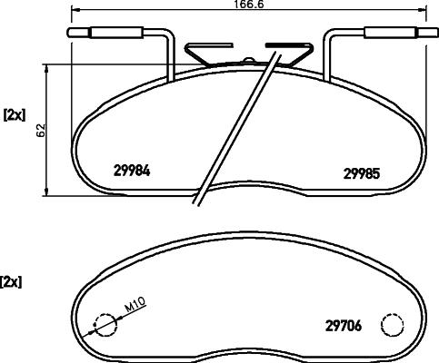 Stellox 059 012-SX - Тормозные колодки, дисковые, комплект autospares.lv