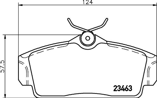 Nisshinbo NP2052 - Тормозные колодки, дисковые, комплект autospares.lv