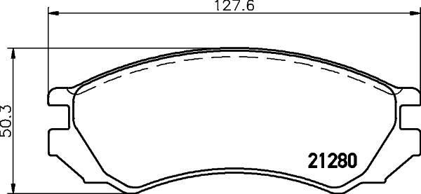 Nisshinbo NP2070 - Тормозные колодки, дисковые, комплект autospares.lv