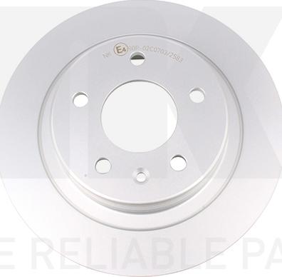 NK 313687 - Тормозной диск autospares.lv
