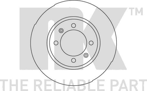 NK 204104 - Тормозной диск autospares.lv