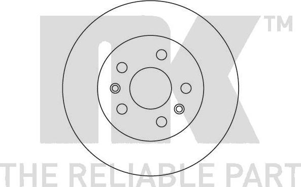 NK 204708 - Тормозной диск autospares.lv