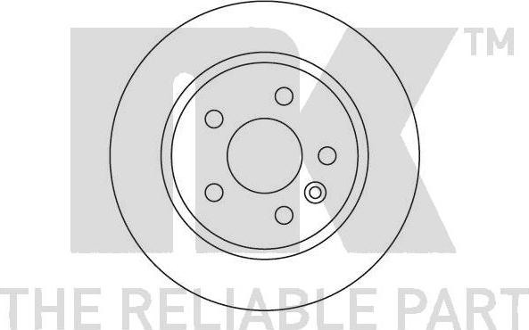 NK 204730 - Тормозной диск autospares.lv