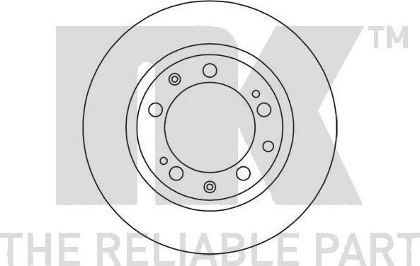 NK 205601 - Тормозной диск autospares.lv