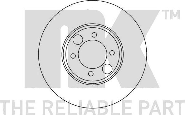 NK 201216 - Тормозной диск autospares.lv