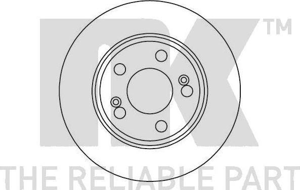 NK 203951 - Тормозной диск autospares.lv