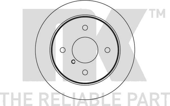 NK 203215 - Тормозной диск autospares.lv