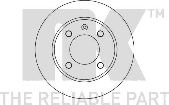 NK 202525 - Тормозной диск autospares.lv