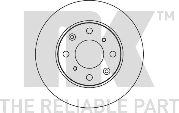 NK 202665 - Тормозной диск autospares.lv