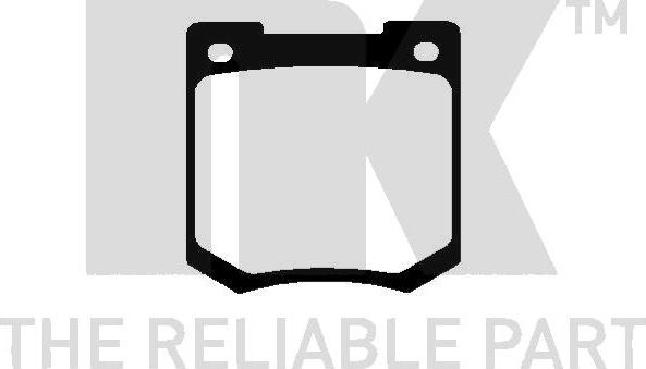 NK 229901 - Тормозные колодки, дисковые, комплект autospares.lv